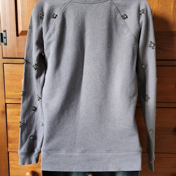 J. Crew Heather Gray Knit Top Vintage - Picture 2 of 8